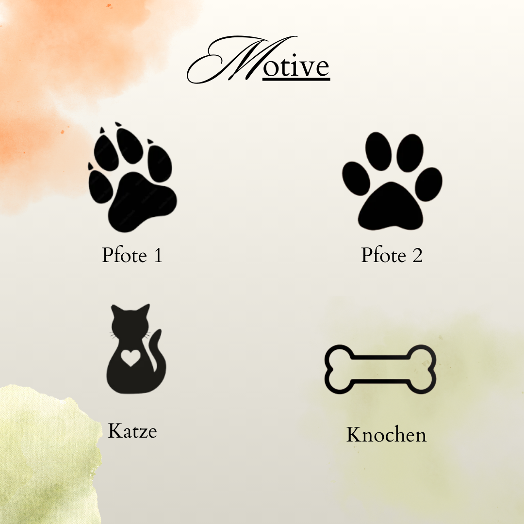 Haustierliebhaber-Halskette mit Münzanhänger