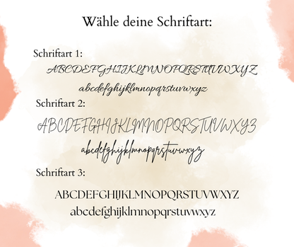 Personalisierte Halskette – Geburtsblume & Geburtsstein
