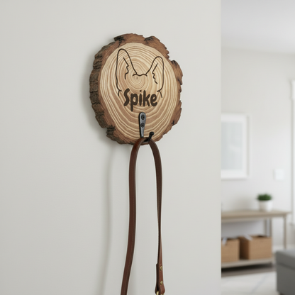 Hundeleinenhalter, Holz