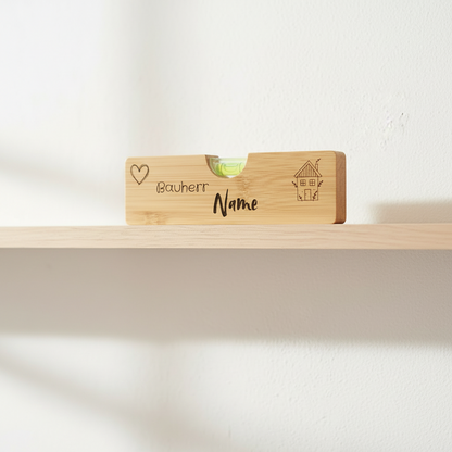 Wasserwaage mit Flaschenöffner, Geschenk für Männer