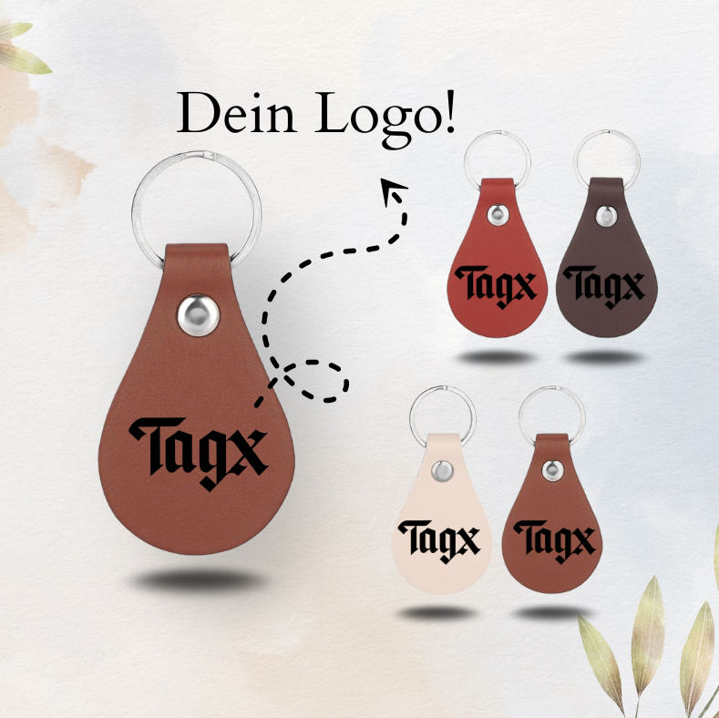 Gravierter PU-Leder-Schlüsselanhänger – Personalisiert