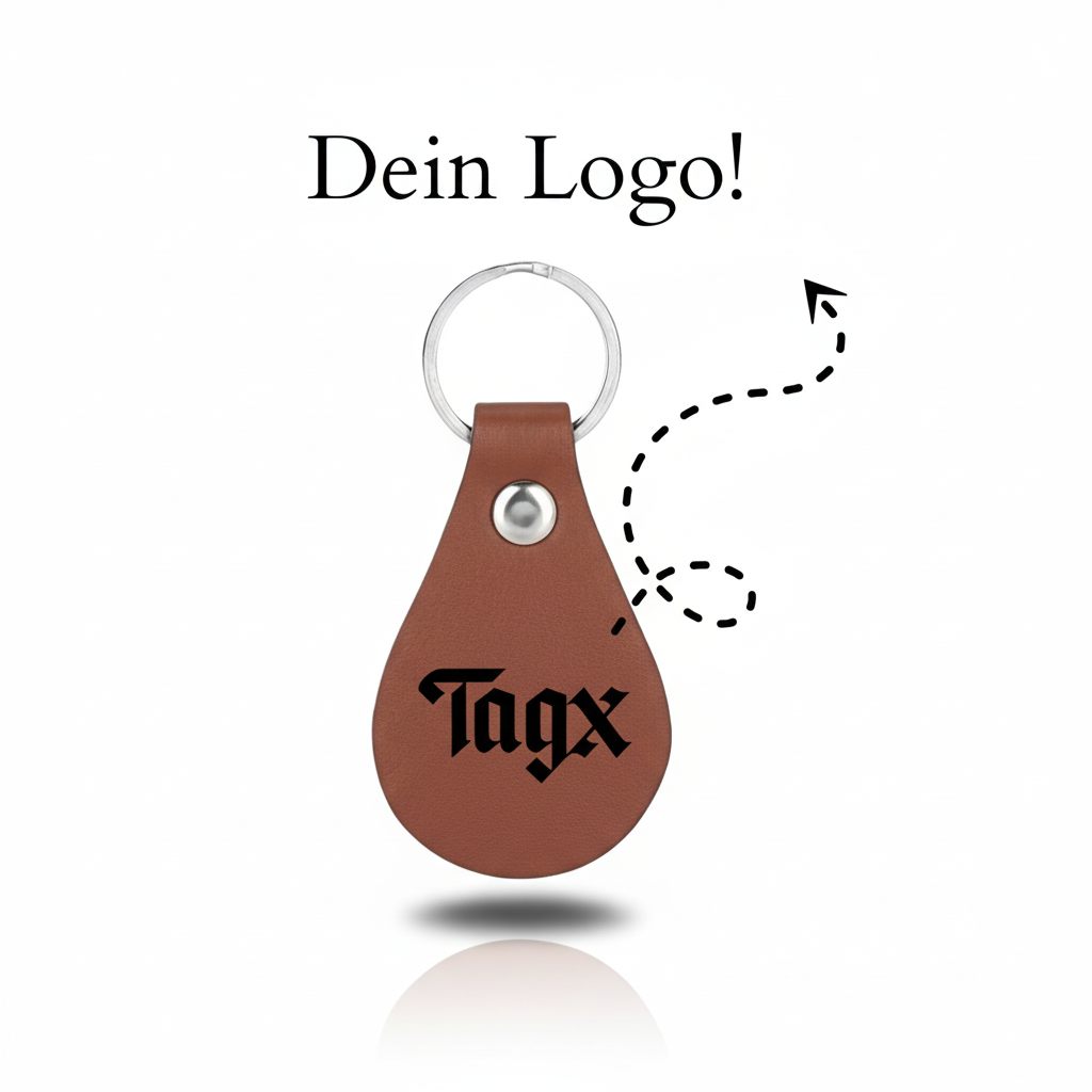 Gravierter PU-Leder-Schlüsselanhänger – Personalisiert