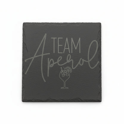 Schiefer-Untersetzer – Personalisiert für Aperol-Liebhaber
