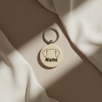 Für Hundemamas & Hundepapas – personalisierter Holzanhänger