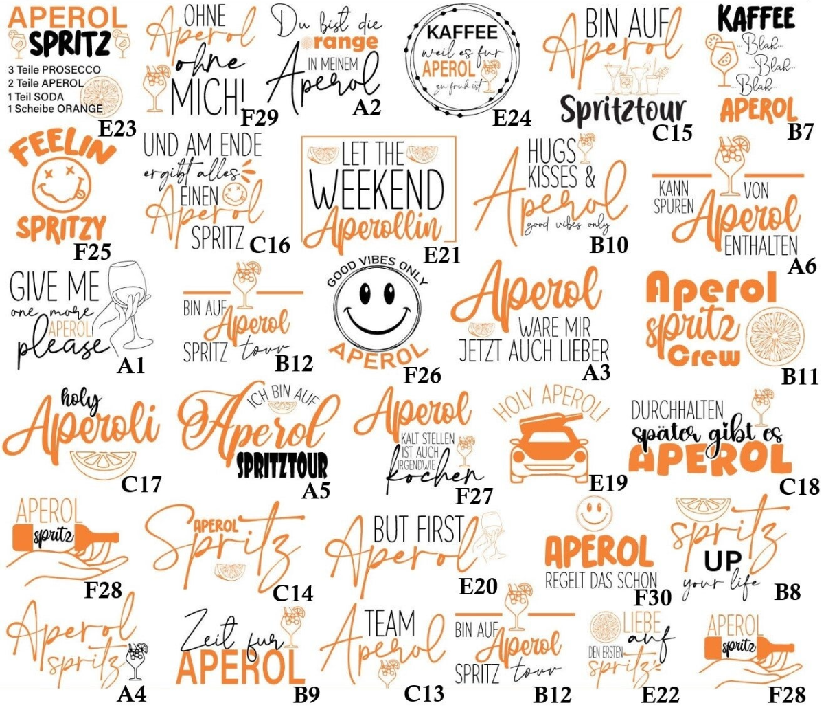 Runde Kork-Untersetzer – Personalisiert für Aperol-Liebhaber