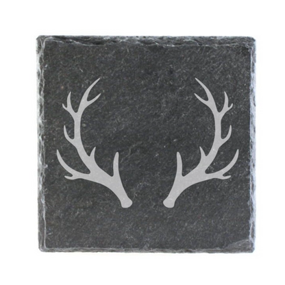 Schiefer-Untersetzer – Personalisierbare Weihnachtsmotive