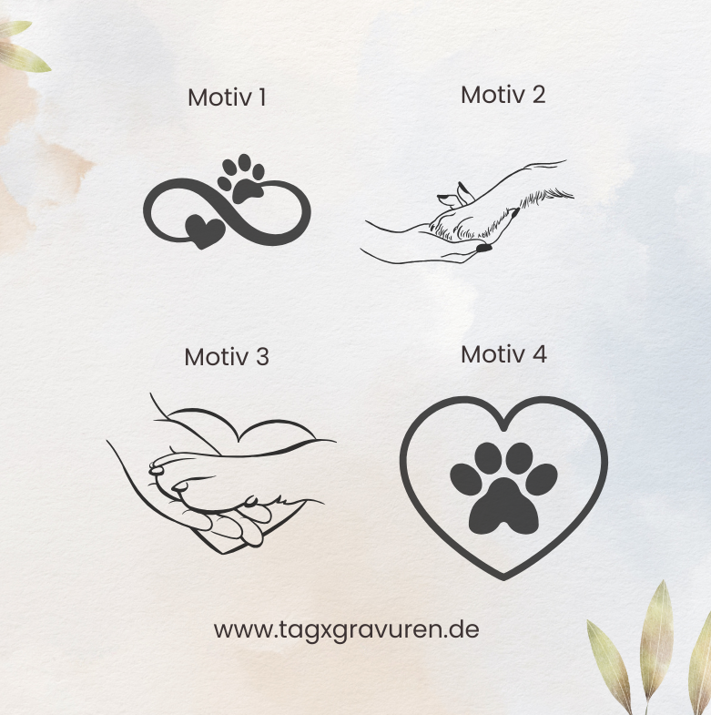 Personalisierter Holz-Schlüsselanhänger mit Hundename